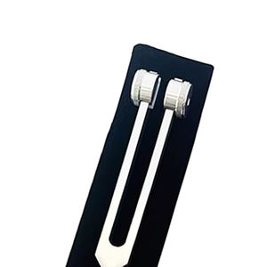 Diapasón médico de aleación de aluminio de 128 frecuencias, fuente de alimentación manual, 5 años de garantía para clínicas, kits quirúrgicos en venta - Product Image 2