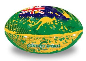 Ballon de rugby professionnel personnalisé cousu à la main pour les tournois et l'entraînement, respectueux de l'environnement - Product Image 5