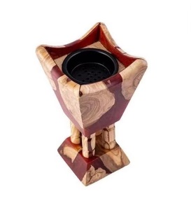 Quemador de Incienso en Forma de Estrella Hecho a Mano, Difusor de Aromaterapia, Soporte con Incrustaciones de Resina, Portavelas - Product Image 1