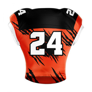Uniforme d'équipe de football américain pour jeunes, maillot de football américain pour hommes avec logo personnalisé, uniforme de football américain fabriqué par sublimation - Product Image 2