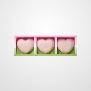 skin care coreano VINGT NEUF ST HONORE Korean K-Beauty Lovely Heart <b>Soap</b> 90g 3 Pieces 1 Set Made in Korea - Product Image 6