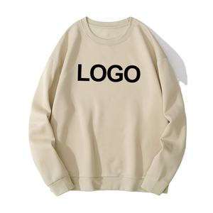 Vente en gros de pulls ras du cou colorés unis de haute qualité pour hommes pull personnalisé sweat-shirt régulier pour hommes OEM 2025 - Product Image 1