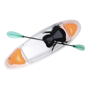 Kayak transparent avec fond cristallin, prêt pour l'aventure, coque transparente, achetez maintenant, livraison rapide, stock en gros - Product Image 2