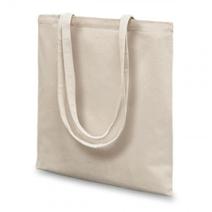 Sac fourre-tout en toile de coton naturel 8oz, taille moyenne, avec longues poignées d'épaule, soufflet, personnalisable, écologique, cadeau, vente en gros - Product Image 4