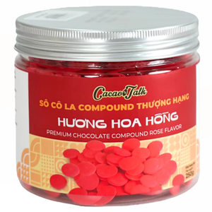 Fabricante y Proveedor, Envío Rápido, Chocolate Compuesto de Primera Calidad, OEM/ODM, HALAL, Botones de Chocolate con Rosa, Galletas de Cacao para Panadería - Product Image 1