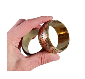 Vintage Brass Napkin Rings Set 2.5 Cm Width Durable Design Wedding <b>Table</b> Decoration Accessory Elegant Zinc Alloy <b>Table</b> Decor - Product Image 6