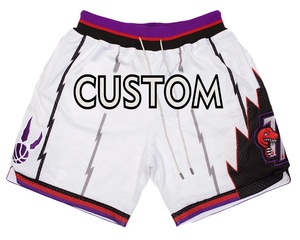 Shorts de <span class=keywords><strong>basket</strong></span> rétro personnalisés 2025 <span class=keywords><strong>pour</strong></span> hommes et unisexe, blanc, en maille respirante, grandes tailles, avec poches style old school <span class=keywords><strong>pour</strong></span> <span class=keywords><strong>l</strong></span>'<span class=keywords><strong>été</strong></span> - Product Image 3