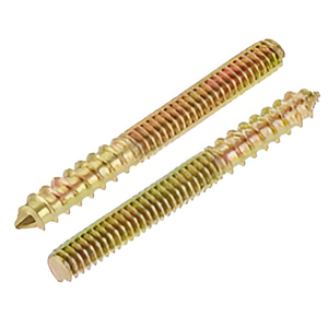 Boulon à tête hexagonale en laiton finition naturelle classe 8.8, fixation industrielle robuste pour une installation sécurisée du bois et des meubles - Product Image 1