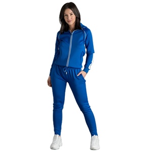 Survêtement grande taille unisexe personnalisé pour femmes Ensemble de jogging 2 pièces en coton avec sweats à capuche avec logo Survêtement d'hiver avec capuche pour femmes - Product Image 2