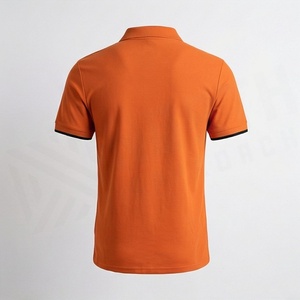 Polo de Manga Corta para Hombre, Color Personalizado, Tejido de Tela Sólida, Diseño Personalizado, Estilo Golf, Casual, Transpirable, Premium - Product Image 2