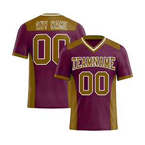 เสื้อเจอร์ซีย์กีฬาดีไซน์ใหม่ล่าสุดขายส่ง เย็บอย่างดี ระบายอากาศได้ดี เสื้ออเมริกันฟุตบอล - Product Image 1