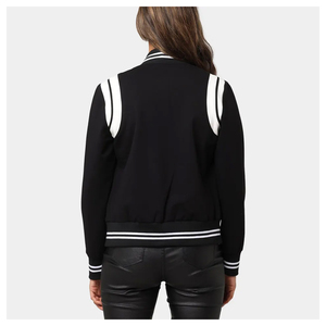 Wholesale Custom Made Varsity Jacket For Women At Reasonable Price Women's Plus Size Breathable & Eco Friendly Jackets - Product Image 2