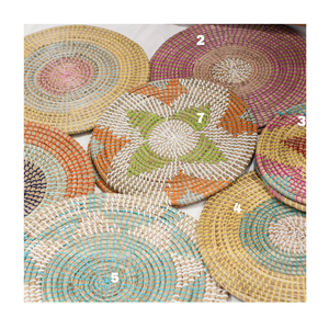 Premium Vietnamese Seagrass Wall Hanging Plate Natural Handwoven Fiber <b>Art</b> For Home Decoration Hospitality Projects And Retail - Product Image 4