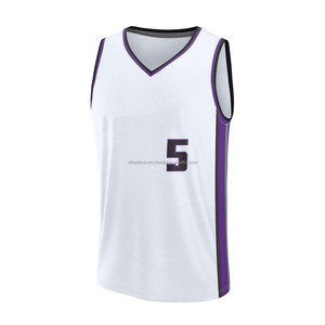 Maillot de basket-ball personnalisé Vithas Industry à imprimé écossais, en maille/spandex de haute qualité, ensemble de vêtements de sport, tailles XS-XL - Product Image 5