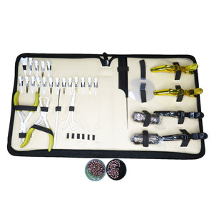 100% Stainless Steel Surgical Grade Professional Multifunctional Hair Extension <b>Pliers</b> Tools Accessories Kit <b>Set</b> Commercial Use - Product Image 3