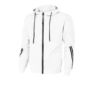 Sudadera con Capucha y Cremallera de Manga Larga para Hombre, Estilo Informal, para Otoño, Deportes al Aire Libre, 5 Colores - Gris L - Product Image 1