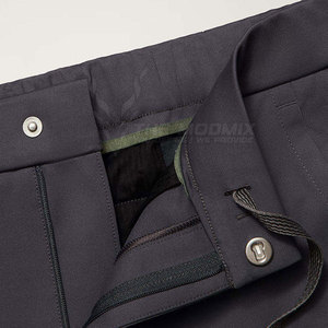 Pantalones Chinos Clásicos para Hombre, Corte Regular, 100% Algodón, Ligeros, Cintura Media, Rectos, Casuales Elegantes, para Oficina, Uso Diario - Product Image 3
