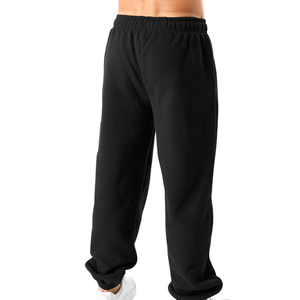 Women's Black Oversized Sweatpants Soft Fleece Jogger Pants Relaxed Fit Workout Gym Training Casual Activewear Sportswear - Product Image 2