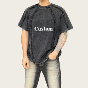 Camisetas Personalizadas de Manga Corta para Hombre: Diseños Personalizados, Algodón Premium para los Amantes de la Moda Global - Product Image 2