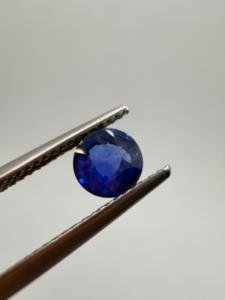 Zafiro Azul Natural de 6MM, Gema Preciosa Suelta, Corte Redondo, 1.05CT, Color Play, Ceilán, Sri Lanka, para Joyería, Zehra Gem - Product Image 6