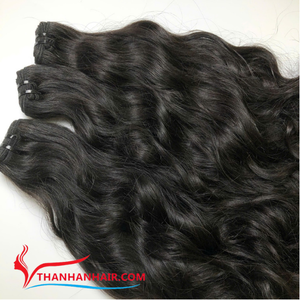 Extensiones de Cabello Natural Ondulado Negro Vietnamita de Calidad 100% de Lujo, Precio de Fábrica, Sedoso, Sin Enredos, Sin Caída, Gran Stock - Product Image 6