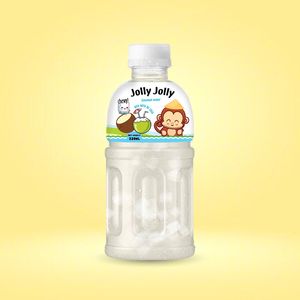 Fabricant vietnamien de boisson au jus de Nata de Coco 320ml en bouteille PET, saveurs fruits tropicaux (lychee, noix de coco, raisin), OEM, marque privée - Product Image 3