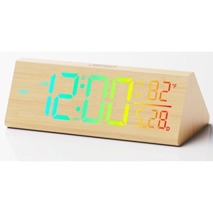 Bamboo <b>Flip</b> Desk <b>Clock</b> White Modern Contemporary Wholesale India - Product Image 6