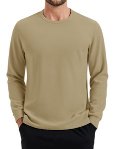 Men Long Sleeve Thermal Shirt Waffle Knit Warm Base <b>Layer</b> <b>Top</b> Bulk Supplier - Product Image 5