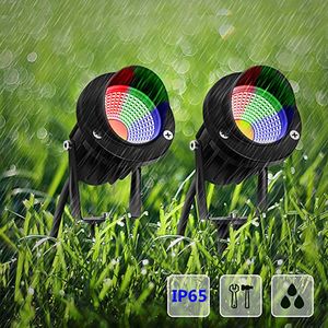 10W RGB LED COB <b>Landscape</b> Lamp Waterproof Garden Walkway Lawn Spike Spot <b>Light</b> DC Power Supply Self Pick-up Orders Welcome - Product Image 4