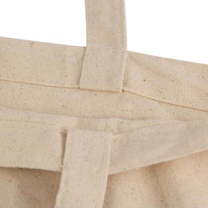 Sac à bandoulière en toile de coton de taille moyenne, personnalisé avec logo et motif, écologique, recyclable, réutilisable, avec longue sangle - Product Image 5