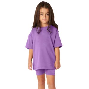 Ensembles de vêtements d'été pour garçons et filles, T-shirt oversize pour enfants avec short de motard, ensemble en coton pour filles avec culotte, ensembles de vêtements pour enfants - Product Image 6