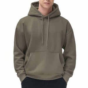 Wholesale Fashion Oversized <b>Zipped</b> Hoodie Long Sleeve Breathable Winter Warm Hoodies for Sale - Product Image 6