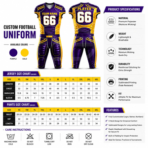 Conjunto de Uniforme de Fútbol Americano Personalizado 2026, Pantalones y Camiseta con Diseño Sublimado, Duradero, Transpirable y Ecológico - Product Image 6