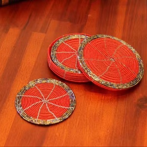 CRYSTAL CRAFT Posavasos bordados con cuentas de nuevo diseño, de alta calidad y estilo clásico, a precio de mayoreo. - Product Image 2