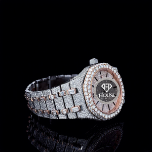 Reloj de Pulsera Automático de Lujo de Acero Inoxidable con Diamantes de Moissanita Iced Out, Estilo Hip Hop, Joyería para Hombre, Regalo - Product Image 4