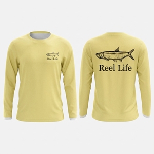 Maillot de pêche personnalisé pour homme, manches longues, protection solaire UPF 50+, impression UV, uniforme de club - Product Image 3