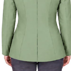 Salbeigrüne Reitjacke für Damen Maßgeschneiderter Reitblazer Professioneller Reitwettbewerbs-Mantel Maßanfertigung Großhandel - Product Image 6