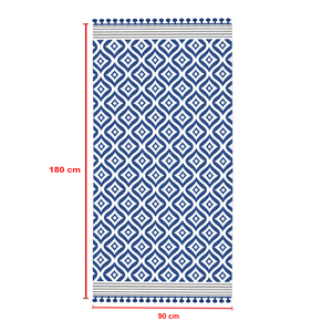 Serviette de plage turque de luxe Fouta 100% coton imprimée, serviette de hammam légère, séchage rapide, douce, absorbante, personnalisable OEM, vente en gros - Product Image 6