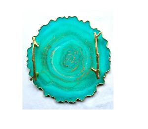 Bandeja de Comida Hecha a Mano con Resina Epoxi, Bandeja Decorativa para Servir en la Cocina, Mesa de Comedor y Hogar - Product Image 2