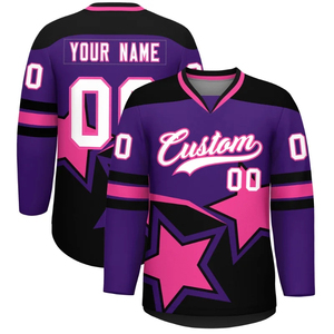 Jersey de Hockey Blanco Personalizado, Uniforme de Equipo de Hockey sobre Hielo con Impresión por Sublimación, Servicio de Fabricación OEM - Product Image 4