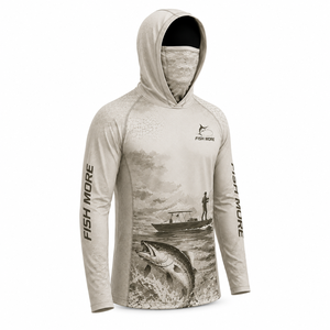 Sudadera con Capucha de Pesca de Secado Rápido para Hombre, Personalizada, Manga Larga, Impresión Digital, Transpirable, UPF 50, Estilo Deportivo, Ropa de Primavera/Verano para Exteriores - Product Image 1