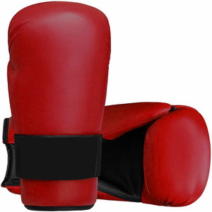 Protège-mains de karaté tendance, respirants, antidérapants, couleur rouge, pour entraînement de kickboxing, gants d'amateurs de karaté. - Product Image 6
