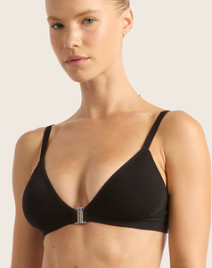 Soutien-gorge de sport pour femme de qualité supérieure, sans couture, respirant, en Spandex/Coton, col en V profond, bretelles réglables, maintien élevé, noir, pour le yoga - Product Image 4