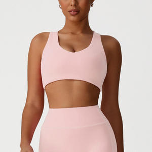 Custom Women's High Support Sports Bra Beauty Back Breathable Shockproof Quick Dry Gym Fitness Top OEM Activewear - Product Image 5