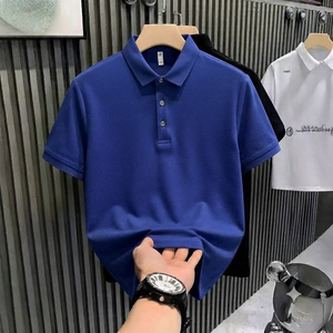 Luxury Shirt T-shirt Designer Clothing Blank Jacquard Pattern Short Sleeve Business Summer High Quality <b>Tshirt</b> for Men - Product Image 2