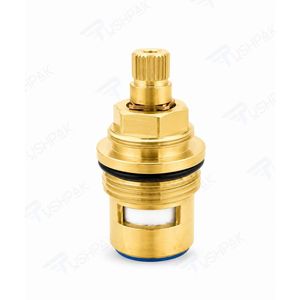Conector de latón tipo Ganga 28x15mm, duradero, a prueba de fugas, control de flujo de agua suave, fácil instalación, reparación de grifos de baño y cocina - Product Image 3