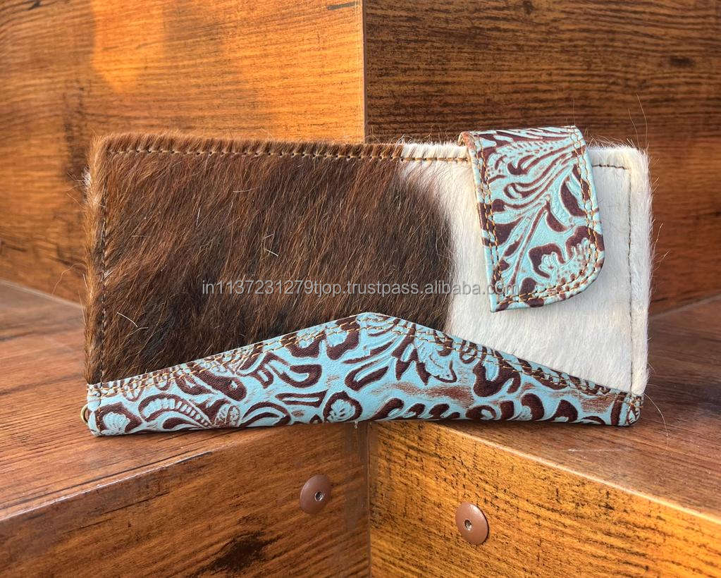 Brown With Turquoise Print