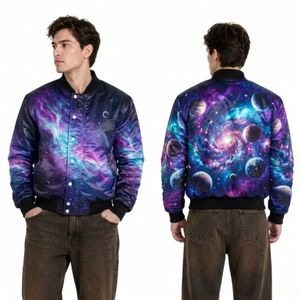 Chaqueta de Satén de Alta Calidad con Diseño de Elefante Africano en Atardecer, Color Verde Naranja, Transpirable, Acabado Suave y Ligero para Hombre - Product Image 3