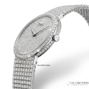 Reloj de Lujo Piagett con Diamantes Moissanite para Hombre y Mujer, Elegante Reloj para Fiestas, Eventos y Regalos, desde India - Product Image 4