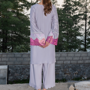 Nuevo Diseño, Vestido de Novia de Talla Grande para Mujer, Encaje Bordado con Estampado Floral, Maxi Vestido Línea A, Conjunto Kurta de Alta Calidad para Exportación - Product Image 4